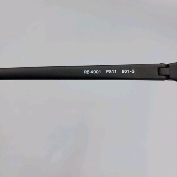 Ray-Ban Italy RB 4001 PS11 601 Black Matte Plastic Sunglasses FRAMES ONLY - Picture 5 of 9